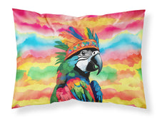 Load image into Gallery viewer, Hippie Animal Parrot Standard Pillowcase – Artistic Decorative Front, White Back