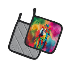 Load image into Gallery viewer, Hippie Animal Parrot Pot Holders - Set of 2 Decorative Kitchen Helpers | Made in the USA