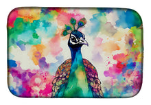 Load image into Gallery viewer, Hippie Animal Peacock Dish Drying Mat
