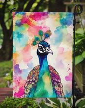 Load image into Gallery viewer, Peacock Garden Flag - Hippie Aniimals - Animal-Themed Yard Decor