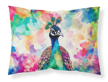 Load image into Gallery viewer, Hippie Animal Peacock Standard Pillowcase – Artistic Decorative Front, White Back