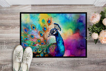 Load image into Gallery viewer, Hippie Animal Peacock Doormat - 18X27 Indoor / Outdoor Rug | Made in USA