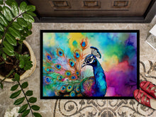 Load image into Gallery viewer, Hippie Animal Peacock Doormat - 18X27 Indoor / Outdoor Rug | Made in USA