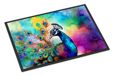 Load image into Gallery viewer, Hippie Animal Peacock Doormat - 18X27 Indoor / Outdoor Rug | Made in USA