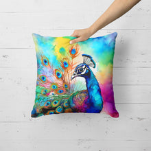 Load image into Gallery viewer, Hippie Animal Peacock Throw Pillow