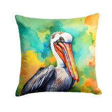 Load image into Gallery viewer, Hippie Animal Pelican Throw Pillow - 14x14 Decorative Pillow – Art for Your Home &amp; Patio