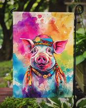 Load image into Gallery viewer, Pig Garden Flag - Hippie Aniimals - Animal-Themed Yard Decor