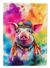 Load image into Gallery viewer, Pig Garden Flag - Hippie Aniimals - Animal-Themed Yard Decor