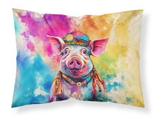 Load image into Gallery viewer, Hippie Animal Pig Standard Pillowcase – Artistic Decorative Front, White Back