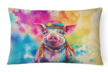 Load image into Gallery viewer, Hippie Animal Pig Throw Pillow