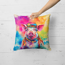 Load image into Gallery viewer, Hippie Animal Pig Throw Pillow