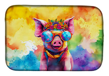Load image into Gallery viewer, Hippie Animal Pig Dish Drying Mat