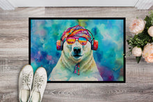 Load image into Gallery viewer, Hippie Animal Polar Bear Doormat - 18X27 Indoor / Outdoor Rug | Made in USA