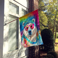 Load image into Gallery viewer, Hippie Animal Polar Bear House Flag