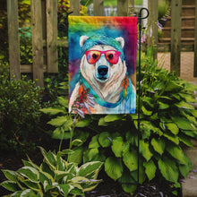 Load image into Gallery viewer, Polar Bear Garden Flag - Hippie Aniimals - Animal-Themed Yard Decor