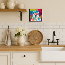 Load image into Gallery viewer, Hippie Animal Polar Bear Framed Metal Print