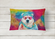 Load image into Gallery viewer, Hippie Animal Polar Bear Throw Pillow