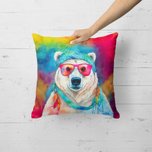 Load image into Gallery viewer, Hippie Animal Polar Bear Throw Pillow