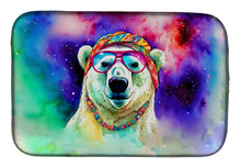 Load image into Gallery viewer, Hippie Animal Polar Bear Dish Drying Mat