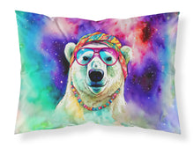 Load image into Gallery viewer, Hippie Animal Polar Bear Standard Pillowcase – Artistic Decorative Front, White Back