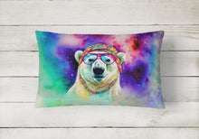 Load image into Gallery viewer, Hippie Animal Polar Bear Throw Pillow