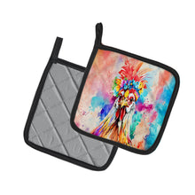 Load image into Gallery viewer, Hippie Animal Polish Poland Rooster Pot Holders - Set of 2 Decorative Kitchen Helpers | Made in the USA