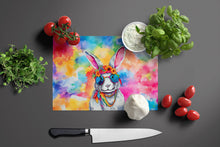 Load image into Gallery viewer, Hippie Animal Rabbit Glass Cutting Boards – Durable, Decorative Kitchen Art