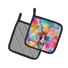 Load image into Gallery viewer, Hippie Animal Rabbit Pot Holders - Set of 2 Decorative Kitchen Helpers | Made in the USA