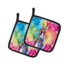 Load image into Gallery viewer, Hippie Animal Rabbit Pot Holders - Set of 2 Decorative Kitchen Helpers | Made in the USA