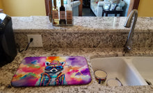 Load image into Gallery viewer, Hippie Animal Raccoon Dish Drying Mat