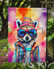Load image into Gallery viewer, Raccoon Garden Flag - Hippie Aniimals - Animal-Themed Yard Decor
