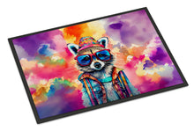 Load image into Gallery viewer, Hippie Animal Raccoon Doormat-24x36 Indoor / Outdoor Rug | Made in USA