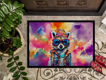 Load image into Gallery viewer, Hippie Animal Raccoon Doormat - 18X27 Indoor / Outdoor Rug | Made in USA
