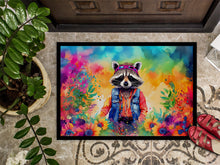 Load image into Gallery viewer, Hippie Animal Raccoon Doormat - 18X27 Indoor / Outdoor Rug | Made in USA