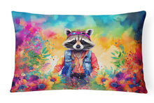 Load image into Gallery viewer, Hippie Animal Raccoon Throw Pillow