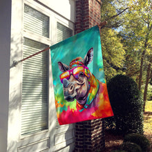 Load image into Gallery viewer, Hippie Animal Rhinoceros House Flag