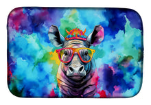 Load image into Gallery viewer, Hippie Animal Rhinoceros Dish Drying Mat