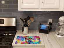 Load image into Gallery viewer, Hippie Animal Rhinoceros Glass Cutting Boards – Durable, Decorative Kitchen Art