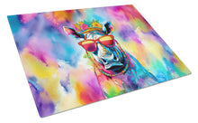 Load image into Gallery viewer, Hippie Animal Rhinoceros Glass Cutting Boards – Durable, Decorative Kitchen Art