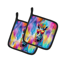 Load image into Gallery viewer, Hippie Animal Rhinoceros Pot Holders - Set of 2 Decorative Kitchen Helpers | Made in the USA