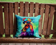Load image into Gallery viewer, Hippie Animal Rooster Throw Pillow - 14x14 Decorative Pillow – Art for Your Home &amp; Patio