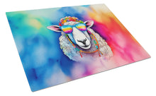 Load image into Gallery viewer, Hippie Animal Sheep Glass Cutting Boards – Durable, Decorative Kitchen Art