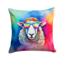 Load image into Gallery viewer, Hippie Animal Sheep Throw Pillow - 14x14 Decorative Pillow – Art for Your Home &amp; Patio