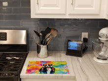 Load image into Gallery viewer, Hippie Animal Skunk Glass Cutting Boards – Durable, Decorative Kitchen Art