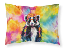 Load image into Gallery viewer, Hippie Animal Skunk Standard Pillowcase – Artistic Decorative Front, White Back