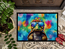 Load image into Gallery viewer, Hippie Animal Tortoise Turtle Doormat-24x36 Indoor / Outdoor Rug | Made in USA