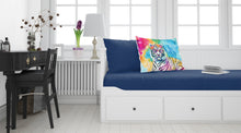 Load image into Gallery viewer, Hippie Animal White Tiger Standard Pillowcase – Artistic Decorative Front, White Back