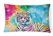 Load image into Gallery viewer, Hippie Animal White Tiger Throw Pillow