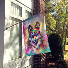Load image into Gallery viewer, Hippie Animal Wolf House Flag