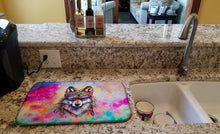 Load image into Gallery viewer, Hippie Animal Wolf Dish Drying Mat